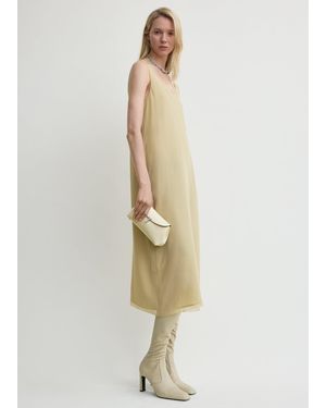 TOTEME Chiffon Slip Dress - White