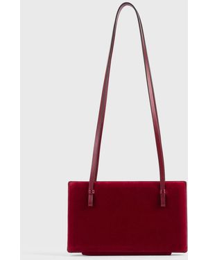 TOTEME Cocktail Velvet Bag - Red