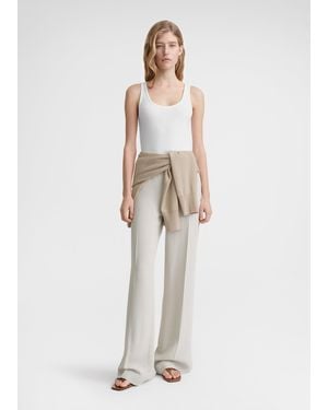 TOTEME Classic Rib Tank - White