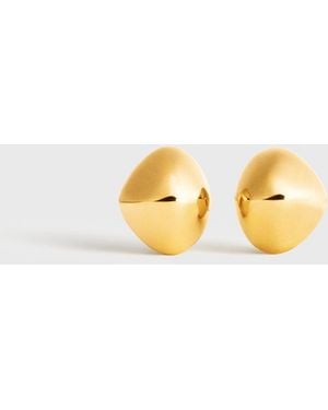 TOTEME Pebble Studs - Metallic