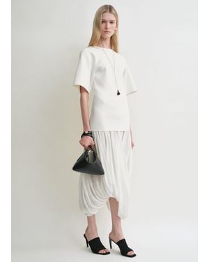TOTEME Cocoon Tee Dress - Natural