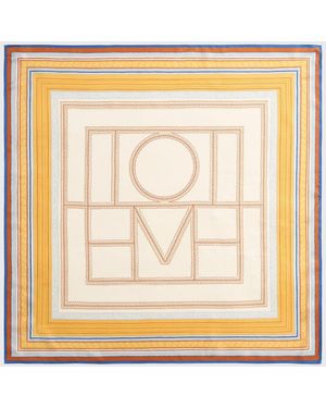 TOTEME Collector Scarf Cream/Daffodil - Metallic