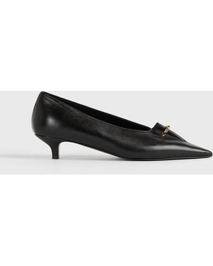 TOTEME Pierced Nappa Court Shoes - White