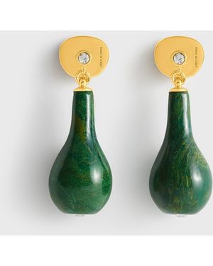TOTEME Jade Drops Dark - Green