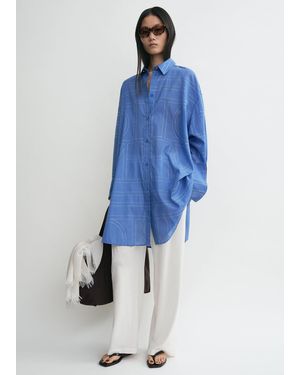 TOTEME Long Summer Shirt - Blue