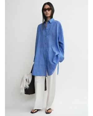 TOTEME Long Summer Shirt - Blue