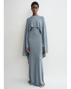 TOTEME Cape Knit Dress - Blue