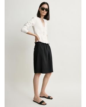 TOTEME Silk Pj Skirt - White