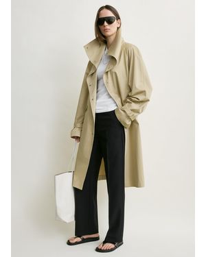 TOTEME Oversized Cotton Trench - Natural