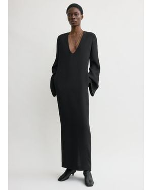 TOTEME Bell-Sleeve Dress - Black