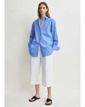 TOTEME Cotton Summer Shirt - Blue