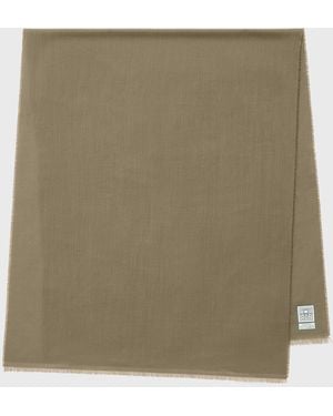 TOTEME Light Wool Scarf - Natural