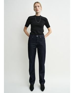 TOTEME Low Straight Denim - Blue