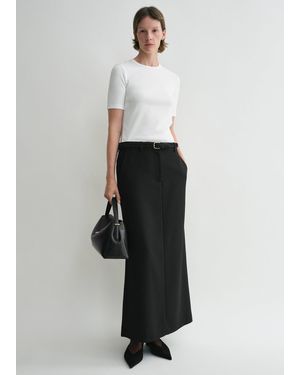 TOTEME Classic Rib Tee - White