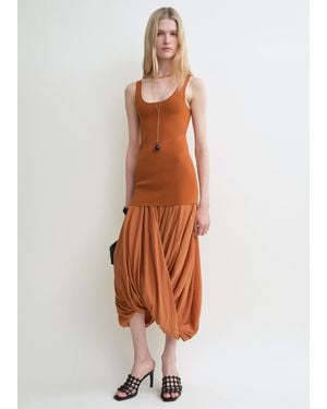 TOTEME Cocoon Tank Dress - White