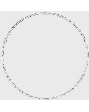 TOTEME Crew-Neck Chain 18Kt - White