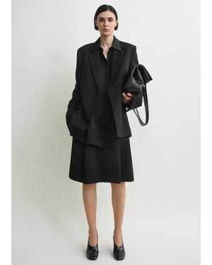 TOTEME Long Boxy Blazer - Black