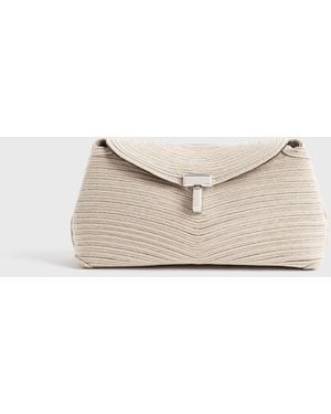 TOTEME Mini T-Lock Rope Clutch - Natural