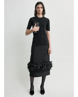 TOTEME Petal Skirt - Black