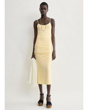 TOTEME Draped Slip Dress - Natural