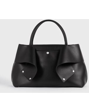 TOTEME Mercer Leather Tote - Black