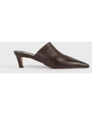 TOTEME Soft Nappa Mules - White
