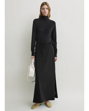 TOTEME Fluid Jersey Skirt - Black