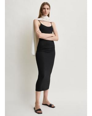 TOTEME Draped Slip Dress - Natural