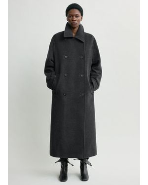 TOTEME Shield Coat Charcoal - Black
