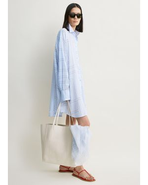 TOTEME Long Summer Shirt Sky - White
