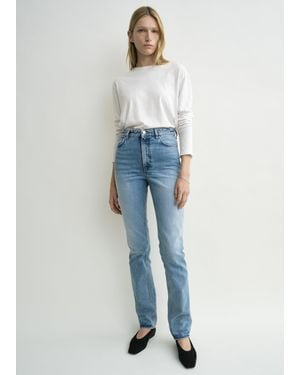 TOTEME High Slim Denim - Blue