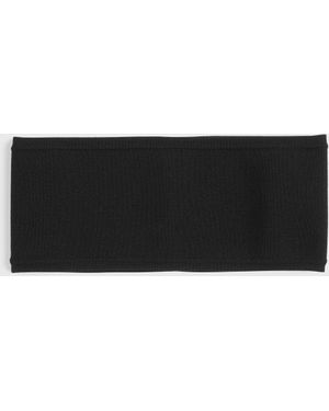 TOTEME Compact Knit Headband - Black