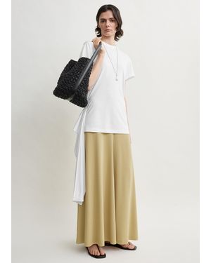 TOTEME Flared Jersey Skirt - Natural