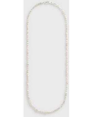 TOTEME Infinity Bead Necklace - White