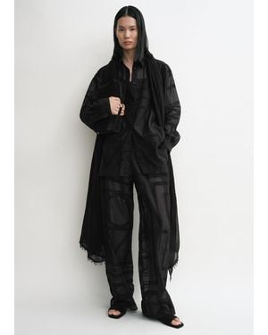 TOTEME Classic Crochet Shirt - Black