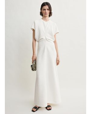 TOTEME Slouch Waist Dress - White