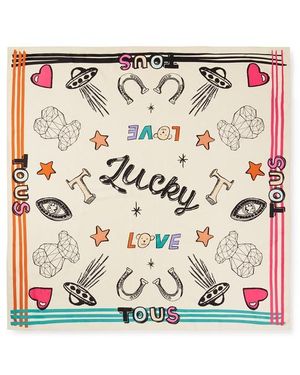 Tous Square Multi-colored Samba Scarf - Multicolor