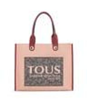 Tous Large Pink Amaya Kaos Icon Shopping Bag