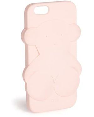 Tous Rubber Bear Cell Phone Cover - Pink