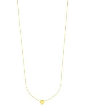 Tous Gold Sweet Dolls Xxs Necklace Heart Motif. - White