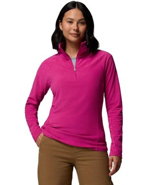 Columbia Glacial Iv 1/2 Zip Fleece Jackets - Pink