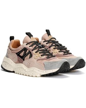 Flower Mountain Solin Suede/Nylon/Soft Trainers - Grey