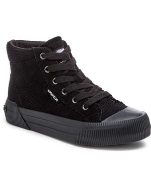 Rocket Dog Cheery Hi Corduroy Trainers - Black