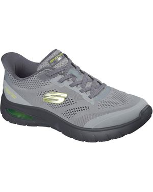 Skechers Extra Wide Width Handsfree Slipins: Skechair Summits Slipon Trainer - Grey
