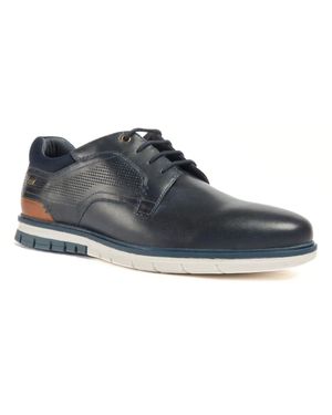 Pod Merlin Leather Lace-Up Shoes - Blue