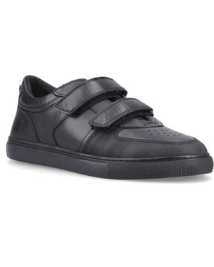 Hush Puppies Daxton Leather Boy's Trainers - Black