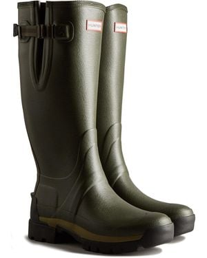 HUNTER Dark Mft9136rnp-dov Balmoral Adjustable Wellington Boots - Green