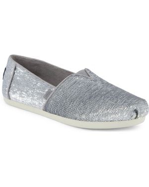 TOMS Alpargata Sequins Textile Espadrilles - Grey