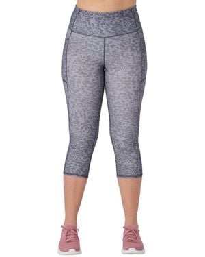 Skechers Goflex Printed Capri Sports Leggings - Blue