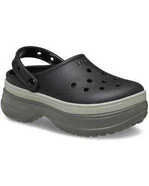 Crocs™ Classic Stacked Clogs - Black